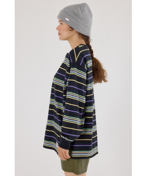 RODEO CROWNS WIDE BOWL（ロデオクラウンズワイドボウル）の「マルチボーダートップス（Tシャツ/カットソー・レディース・ホワイト系その他/ブラック系その他/オレンジ系その他・FREE）」の22枚目の写真