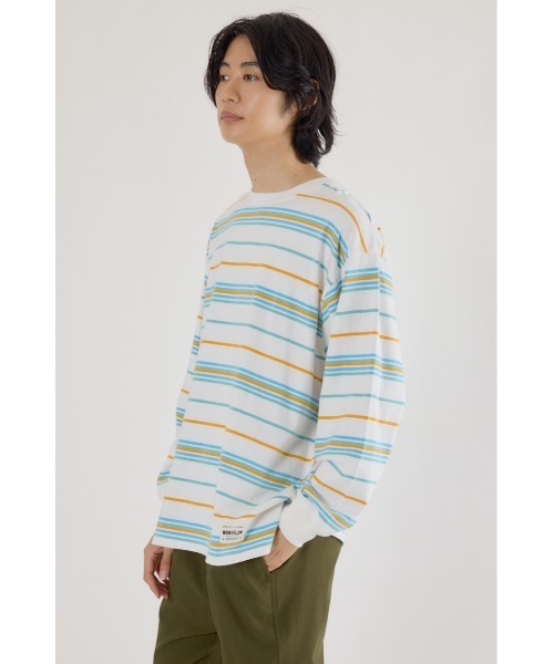 RODEO CROWNS WIDE BOWL（ロデオクラウンズワイドボウル）の「マルチボーダートップス（Tシャツ/カットソー・レディース・ホワイト系その他/ブラック系その他/オレンジ系その他・FREE）」の12枚目の写真