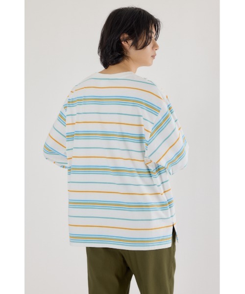 RODEO CROWNS WIDE BOWL（ロデオクラウンズワイドボウル）の「マルチボーダートップス（Tシャツ/カットソー・レディース・ホワイト系その他/ブラック系その他/オレンジ系その他・FREE）」の13枚目の写真