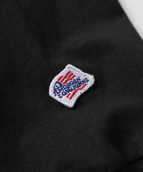 JEMORGAN（ジェーイーモーガン）の「【87】【JEMORGAN/ジェーイーモーガン】ワンポイントワッペン ヘビーウェイト ヘンリーネック ロングスリーブTシャツ/無地T/インナーウェア（Tシャツ/カットソー・メンズ・ベージュ/ネイビー/グレー/ブラック/オフホワイト・M/L/XL）」の6枚目の写真