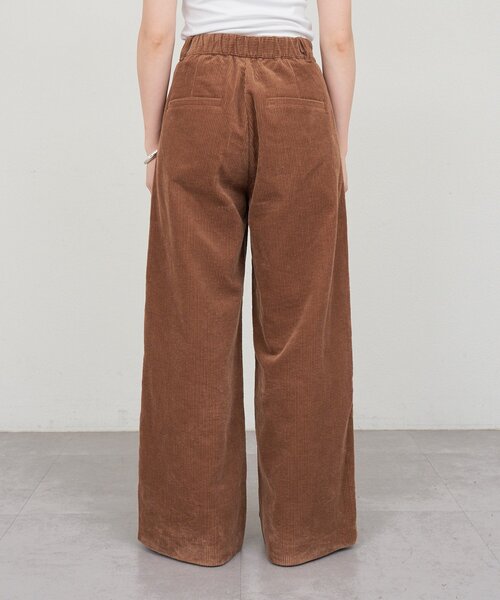 SHENERY（シーナリー）の「コーデュロイワイドパンツ（その他パンツ・レディース・ブラウン/アイボリー・36/38）」の10枚目の写真