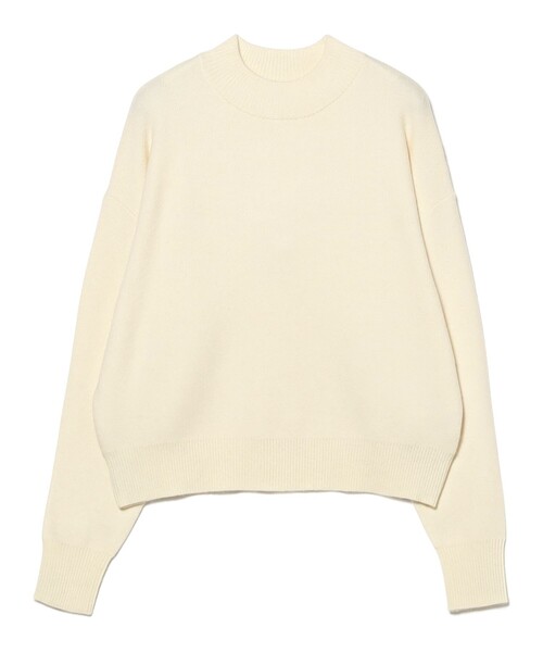 B:MING by BEAMS（ビーミングバイビームス）の「アンゴラ混 ストレッチ ニット プルオーバー (手洗い可)（ニット/セーター・レディース・ライトベージュ/ネイビー/ブルー/オフホワイト・ONE SIZE）」の17枚目の写真