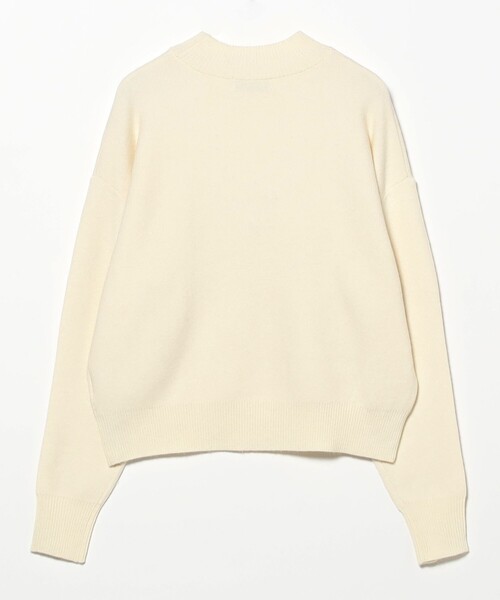 B:MING by BEAMS（ビーミングバイビームス）の「アンゴラ混 ストレッチ ニット プルオーバー (手洗い可)（ニット/セーター・レディース・ライトベージュ/ネイビー/ブルー/オフホワイト・ONE SIZE）」の18枚目の写真
