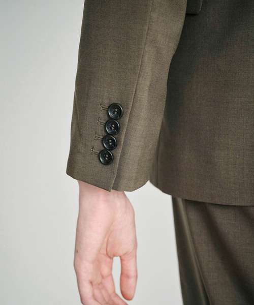 N.O.R.C(ノーク)の「ピークドラペルダブルジャケット【CLEAN MOTION】(テーラードジャケット・レディース・ブラウン/ブラック/ストライプ・S/M)」の15枚目の写真