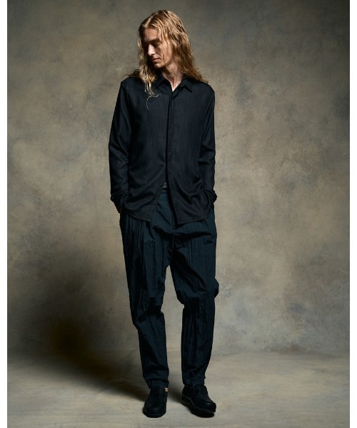 wjk(ダヴルジェイケイ)の「fly front shirt(シャツ/ブラウス・メンズ・ライトグレー/ブラック・SMALL/MEDIUM/LARGE/X-LARGE)」の11枚目の写真