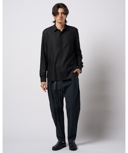 wjk(ダヴルジェイケイ)の「fly front shirt(シャツ/ブラウス・メンズ・ライトグレー/ブラック・SMALL/MEDIUM/LARGE/X-LARGE)」の15枚目の写真