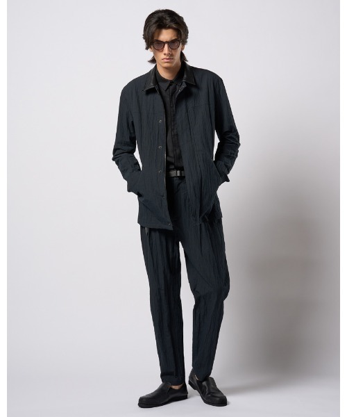 wjk(ダヴルジェイケイ)の「fly front shirt(シャツ/ブラウス・メンズ・ライトグレー/ブラック・SMALL/MEDIUM/LARGE/X-LARGE)」の16枚目の写真