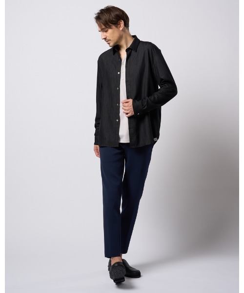 wjk(ダヴルジェイケイ)の「fly front shirt(シャツ/ブラウス・メンズ・ライトグレー/ブラック・SMALL/MEDIUM/LARGE/X-LARGE)」の17枚目の写真