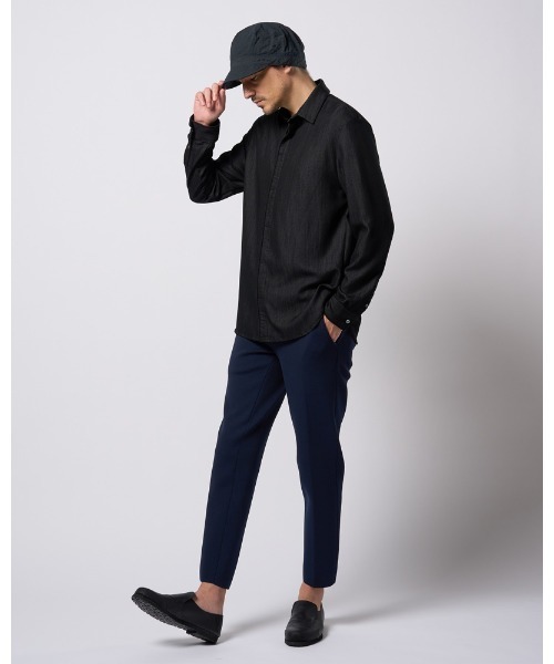 wjk(ダヴルジェイケイ)の「fly front shirt(シャツ/ブラウス・メンズ・ライトグレー/ブラック・SMALL/MEDIUM/LARGE/X-LARGE)」の18枚目の写真