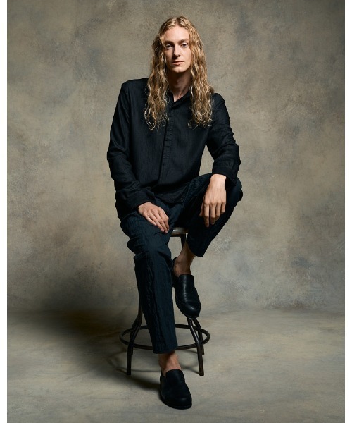 wjk(ダヴルジェイケイ)の「fly front shirt(シャツ/ブラウス・メンズ・ライトグレー/ブラック・SMALL/MEDIUM/LARGE/X-LARGE)」の22枚目の写真