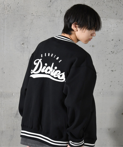 Dickies(ディッキーズ)の「【neos】GENUINE DICKIES ジェニュイン ディッキーズ ロゴ 刺繍 ポンチ スタジアム ジャンパー(スタジャン・メンズ・チャコールグレー/ブラック/グリーン・MEDIUM/LARGE/X-LARGE)」の9枚目の写真