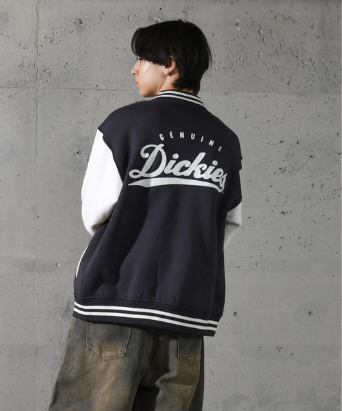 Dickies(ディッキーズ)の「【neos】GENUINE DICKIES ジェニュイン ディッキーズ ロゴ 刺繍 ポンチ スタジアム ジャンパー(スタジャン・メンズ・チャコールグレー/ブラック/グリーン・MEDIUM/LARGE/X-LARGE)」の14枚目の写真