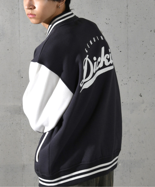 Dickies(ディッキーズ)の「【neos】GENUINE DICKIES ジェニュイン ディッキーズ ロゴ 刺繍 ポンチ スタジアム ジャンパー(スタジャン・メンズ・チャコールグレー/ブラック/グリーン・MEDIUM/LARGE/X-LARGE)」の17枚目の写真