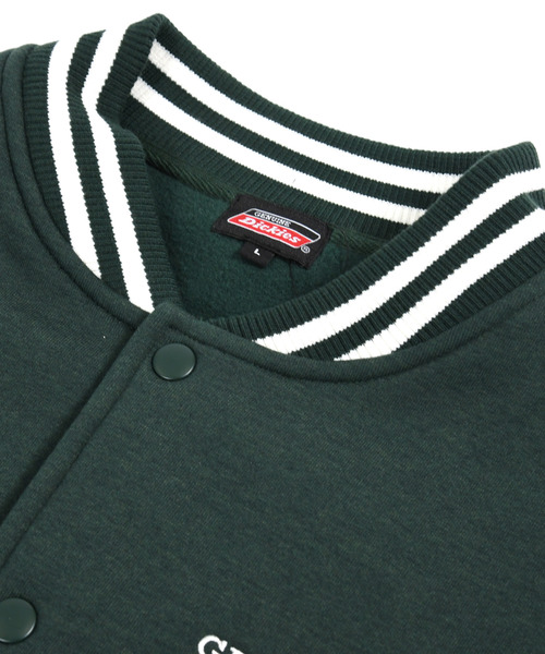 Dickies(ディッキーズ)の「【neos】GENUINE DICKIES ジェニュイン ディッキーズ ロゴ 刺繍 ポンチ スタジアム ジャンパー(スタジャン・メンズ・チャコールグレー/ブラック/グリーン・MEDIUM/LARGE/X-LARGE)」の22枚目の写真