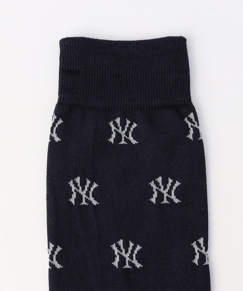 FREAK'S STORE(フリークスストア)の「MLB/メジャーリーグベースボール 200 MLB MONO SOCKS/200 エムエルビー モノソックス(ソックス/靴下・レディース・ブラウン/ネイビー・ONE SIZE)」の3枚目の写真