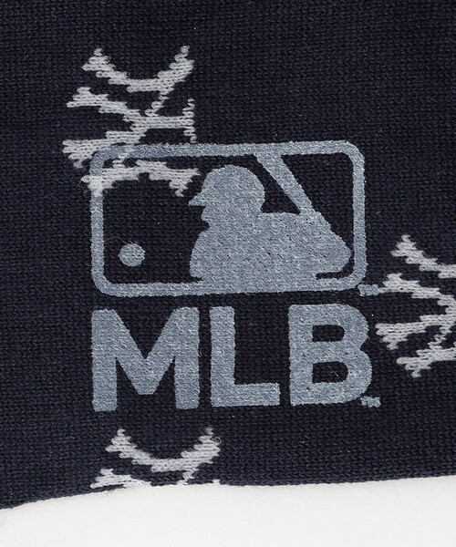 FREAK'S STORE(フリークスストア)の「MLB/メジャーリーグベースボール 200 MLB MONO SOCKS/200 エムエルビー モノソックス(ソックス/靴下・レディース・ブラウン/ネイビー・ONE SIZE)」の4枚目の写真