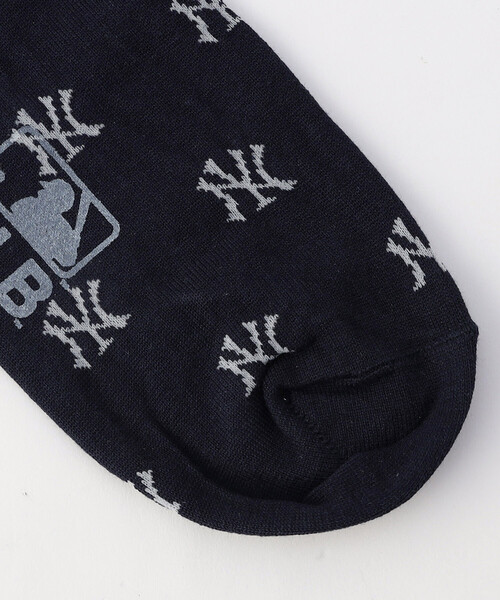 FREAK'S STORE(フリークスストア)の「MLB/メジャーリーグベースボール 200 MLB MONO SOCKS/200 エムエルビー モノソックス(ソックス/靴下・レディース・ブラウン/ネイビー・ONE SIZE)」の6枚目の写真