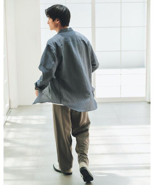 THE SHOP TK （ザ ショップ ティーケー ）の「◆チェック＆ストライプ アソート長袖シャツ【洗濯機OK】（シャツ/ブラウス・メンズ・ブラウン系その他3/ネイビー系1/ブラウン系その他2/ブルーグリーン・02/03/04）」の13枚目の写真