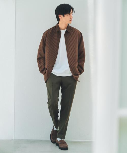 THE SHOP TK （ザ ショップ ティーケー ）の「◆チェック＆ストライプ アソート長袖シャツ【洗濯機OK】（シャツ/ブラウス・メンズ・ブラウン系その他3/ネイビー系1/ブラウン系その他2/ブルーグリーン・02/03/04）」の15枚目の写真