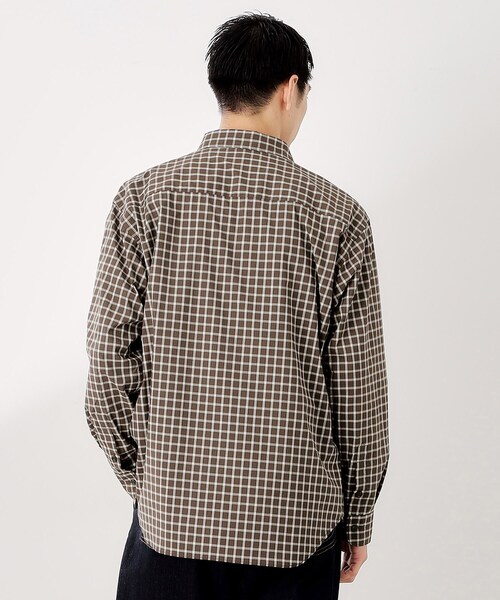 THE SHOP TK （ザ ショップ ティーケー ）の「◆チェック＆ストライプ アソート長袖シャツ【洗濯機OK】（シャツ/ブラウス・メンズ・ブラウン系その他3/ネイビー系1/ブラウン系その他2/ブルーグリーン・02/03/04）」の18枚目の写真