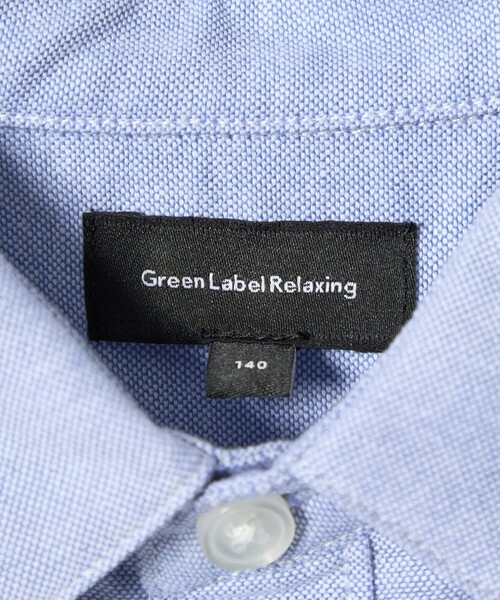 green label relaxing（グリーンレーベルリラクシング）の「オックスシャツ / キッズ 140cm-160cm（シャツ/ブラウス・キッズ・ライトブルー/オフホワイト/イエロー・160cm/150cm/140cm）」の13枚目の写真
