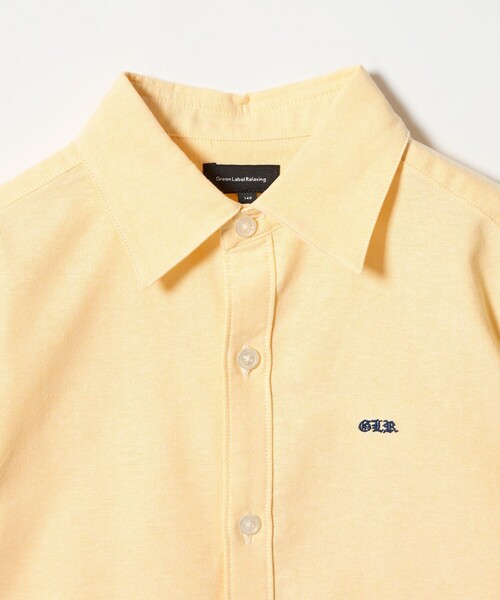 green label relaxing（グリーンレーベルリラクシング）の「オックスシャツ / キッズ 140cm-160cm（シャツ/ブラウス・キッズ・ライトブルー/オフホワイト/イエロー・160cm/150cm/140cm）」の20枚目の写真