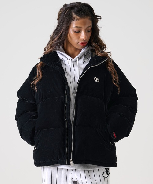 FUBU( フブ)の「FUBU フブ FBロゴ 長袖 ベロア 中綿 ジャケット ジャンパー(ダウンジャケット/コート・メンズ・ブラック/ブラウン・M/L/XL/XXL)」の8枚目の写真