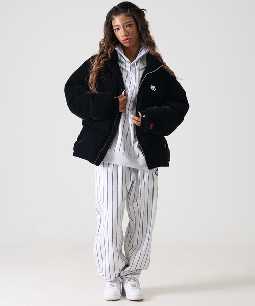 FUBU( フブ)の「FUBU フブ FBロゴ 長袖 ベロア 中綿 ジャケット ジャンパー(ダウンジャケット/コート・メンズ・ブラック/ブラウン・M/L/XL/XXL)」の11枚目の写真
