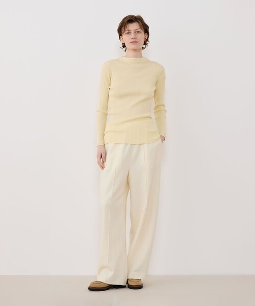 プルミエールウールリブ ボトルネックプルオーバー プルミエールウールリブ ボトルネックプルオーバー（ニット/セーター