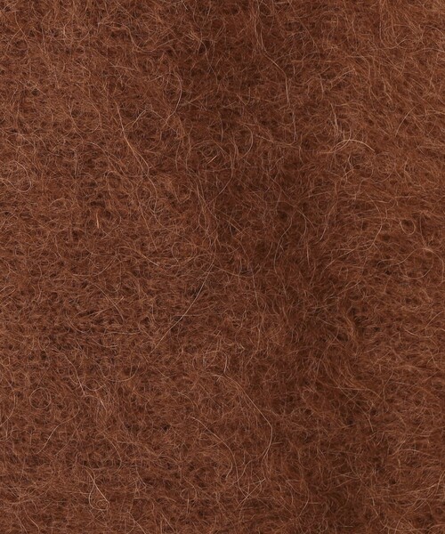 EDITION（エディション）の「アルパカシャギー フーディートップス（ニット/セーター・レディース・ブラウン系その他/ブラック・FREE）」の4枚目の写真