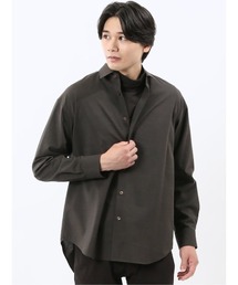 m.f.editorial（エムエフエディトリアル）の「【ウール混 ストレッチ】m.f.エディトリアル メンズ レギュラーカラー 長袖 シャツ（シャツ/ブラウス）」