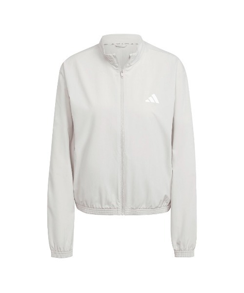 adidas(アディダス)の「アディダス adidas トレイン エッセンシャルズ スリーストライプス ウーブン ウォームアップジャケット(ジャージ・レディース・ベージュ/ブラック・S/M/L)」の12枚目の写真