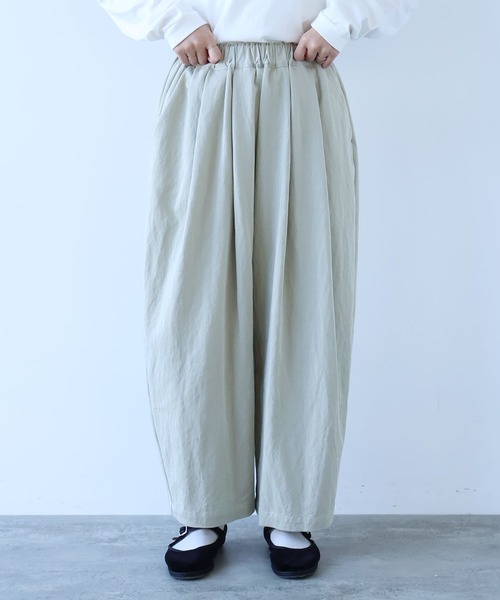 bulle de savon（ビュルデサボン）の「△ぼんたんパンツ（その他パンツ・レディース・ベージュ/チャコールグレー・FREE）」の3枚目の写真