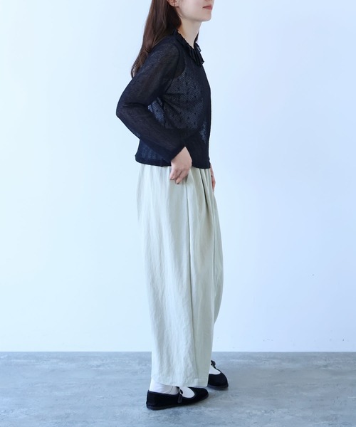 bulle de savon（ビュルデサボン）の「△ぼんたんパンツ（その他パンツ・レディース・ベージュ/チャコールグレー・FREE）」の8枚目の写真