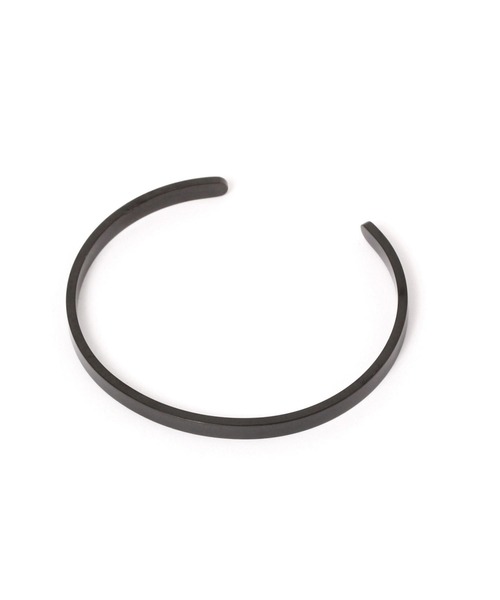 LAKOLE(ラコレ)の「ステンレスストレートバングル / 599599(バングル/リストバンド・レディース・その他1/ブラック・FREE)」の1枚目の写真