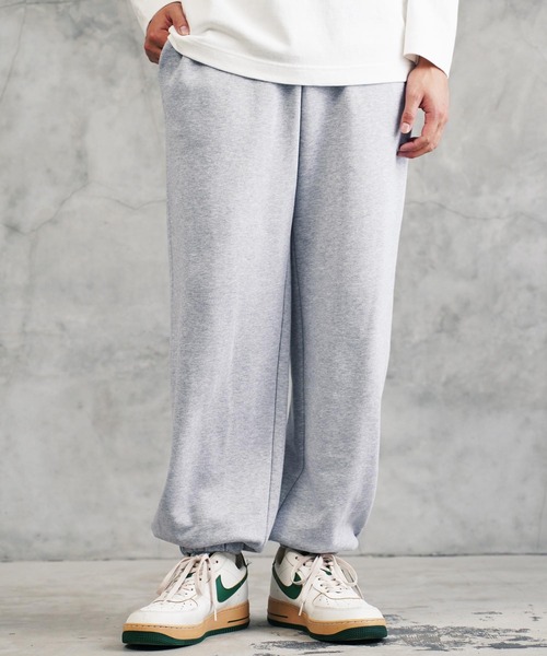 jiggys shop（ジギーズショップ）の「ヘビーウェイト 12オンス 裏毛 スウェット ジョガーパンツ（スウェットパンツ・メンズ・グレー系その他/ベージュ系その他/ネイビー/ブルー系その他/ブラック/ナチュラル/ブラック系その他/アッシュグレー・LARGE/MEDIUM/X-LARGE）」の4枚目の写真