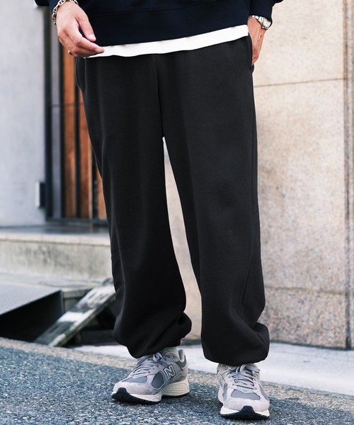 jiggys shop（ジギーズショップ）の「ヘビーウェイト 12オンス 裏毛 スウェット ジョガーパンツ（スウェットパンツ・メンズ・グレー系その他/ベージュ系その他/ネイビー/ブルー系その他/ブラック/ナチュラル/ブラック系その他/アッシュグレー・LARGE/MEDIUM/X-LARGE）」の2枚目の写真