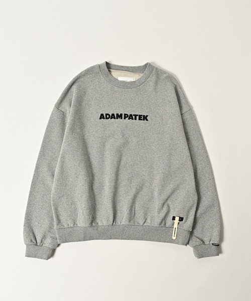 ADAM PATEK(アダムパテック)の「ADAMPATEK/logo crewneck/ベーシックロゴクルーネックスウェット(AP2524025)(スウェット・レディース・杢グレー/ブラック/ブラック系・1/2)」の21枚目の写真