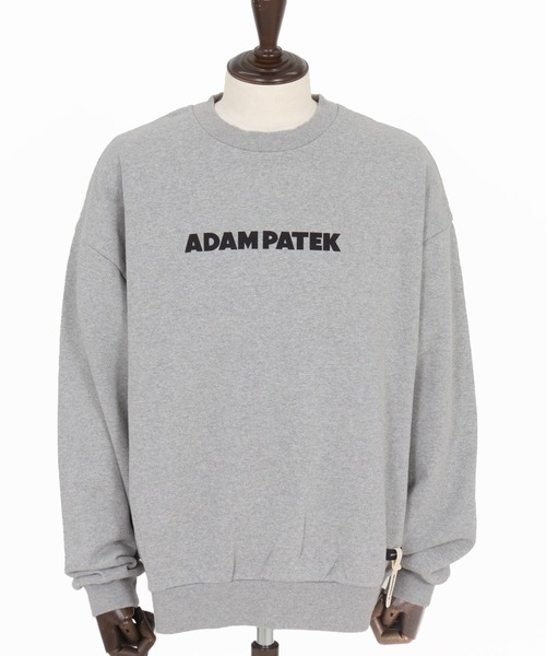 ADAM PATEK(アダムパテック)の「ADAMPATEK/logo crewneck/ベーシックロゴクルーネックスウェット(AP2524025)(スウェット・レディース・杢グレー/ブラック/ブラック系・1/2)」の16枚目の写真