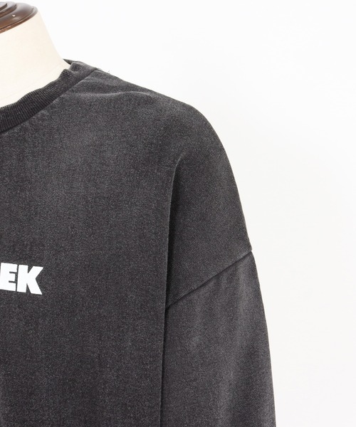 ADAM PATEK(アダムパテック)の「ADAMPATEK/logo crewneck/ベーシックロゴクルーネックスウェット(AP2524025)(スウェット・レディース・杢グレー/ブラック/ブラック系・1/2)」の11枚目の写真