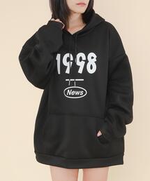 WOND/1998ロゴプリントパーカー