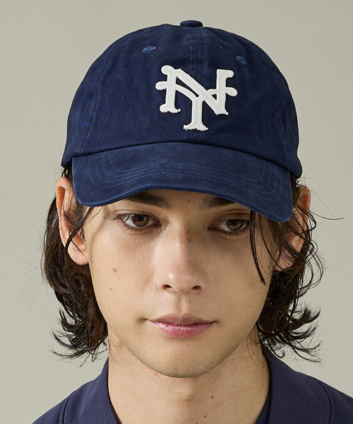 ABAHOUSE(アバハウス)の「1947 NEW YORK CUBANS COTTON BALL CAP / ニューヨーク・キューバンズ コットンボールキャップ(キャップ・メンズ・ブラック/ベージュ/ネイビー・フリー)」の3枚目の写真