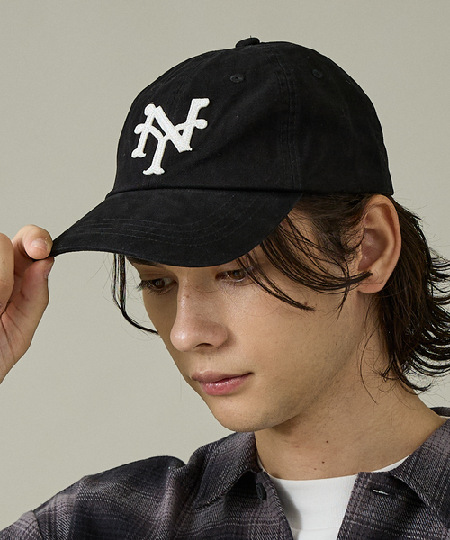 ABAHOUSE(アバハウス)の「1947 NEW YORK CUBANS COTTON BALL CAP / ニューヨーク・キューバンズ コットンボールキャップ(キャップ・メンズ・ブラック/ベージュ/ネイビー・フリー)」の1枚目の写真