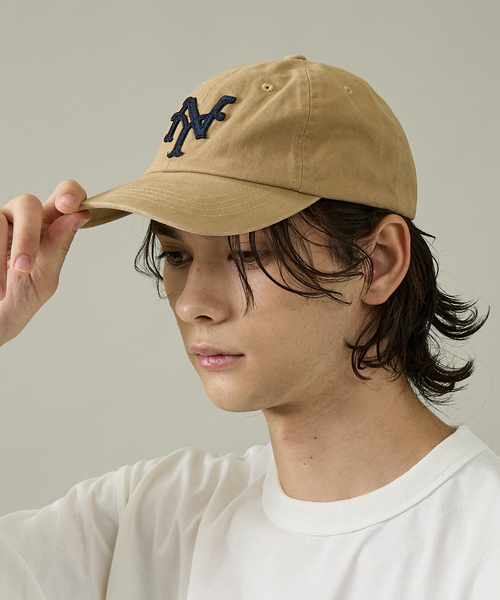 ABAHOUSE(アバハウス)の「1947 NEW YORK CUBANS COTTON BALL CAP / ニューヨーク・キューバンズ コットンボールキャップ(キャップ・メンズ・ブラック/ベージュ/ネイビー・フリー)」の9枚目の写真