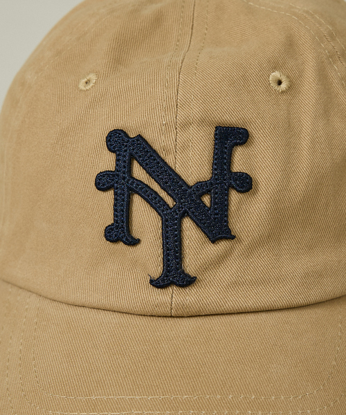 ABAHOUSE(アバハウス)の「1947 NEW YORK CUBANS COTTON BALL CAP / ニューヨーク・キューバンズ コットンボールキャップ(キャップ・メンズ・ブラック/ベージュ/ネイビー・フリー)」の6枚目の写真