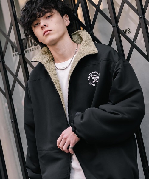 新色追加 2Wayリバーシブル 両A面オーバーサイズワンポイントサークル