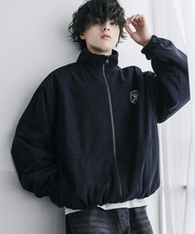 Rocky Monroe（ロッキーモンロー）の「新色追加 2Wayリバーシブル 両A面オーバーサイズワンポイントサークルロゴ刺繍スタンドネックボアブルゾン（ブルゾン）」