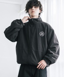 Rocky Monroe（ロッキーモンロー）の「新色追加 2Wayリバーシブル 両A面オーバーサイズワンポイントサークルロゴ刺繍スタンドネックボアブルゾン（ブルゾン）」
