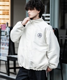 IS ジッパー付きブルゾン オフホワイト SLY | FRONT ZIP DENIM ブルゾン (デニムジャケット ) |SHEL