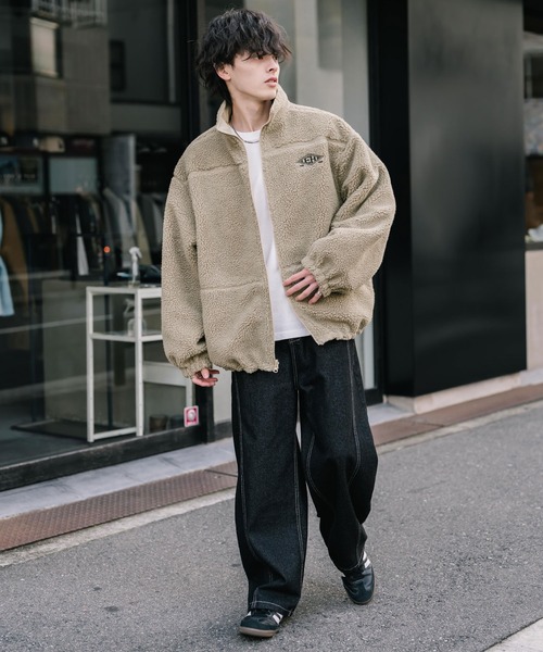 新色追加 2Wayリバーシブル 両A面オーバーサイズワンポイントサークル